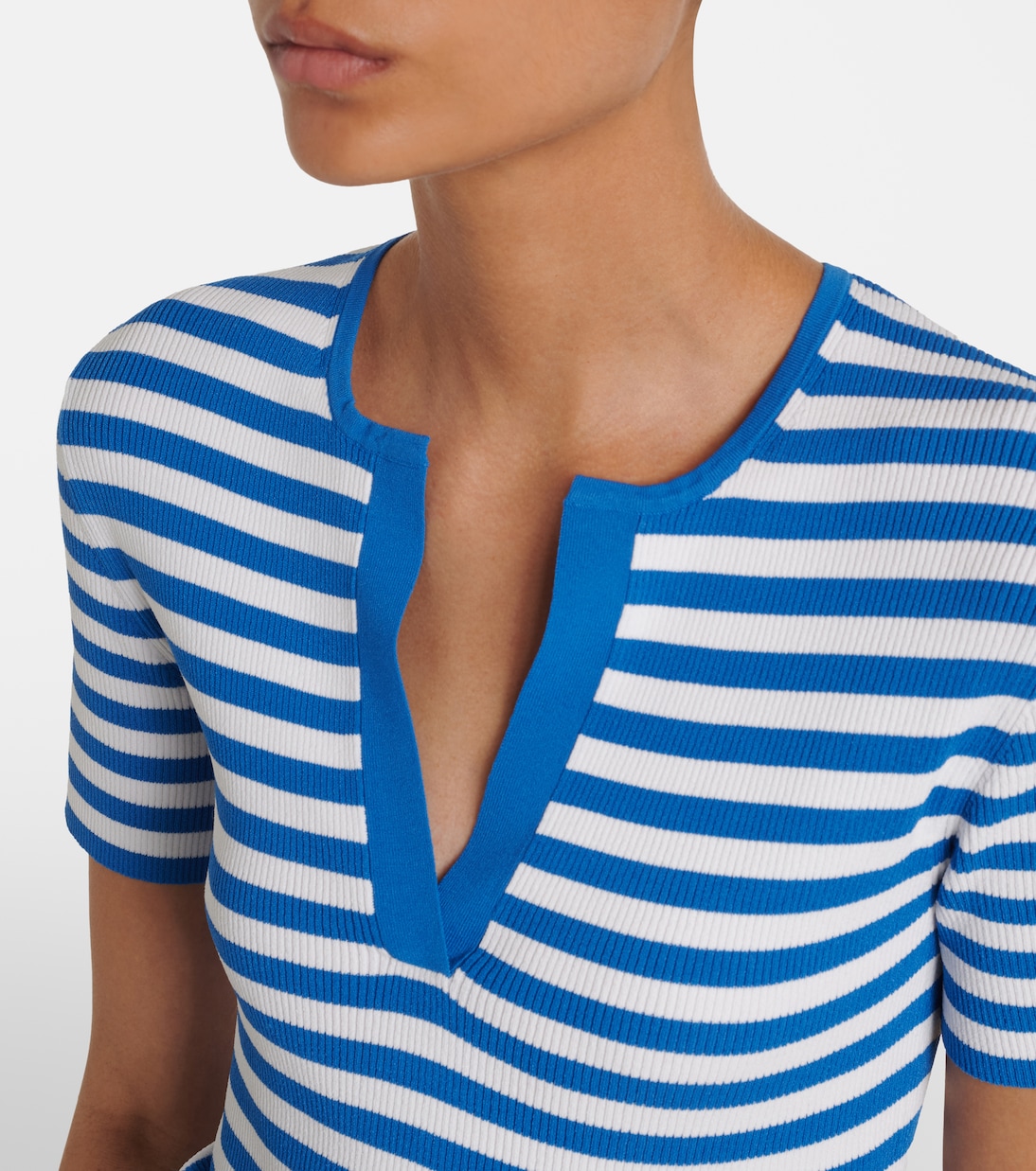 Striped scarf-detail knitted top | Max Mara