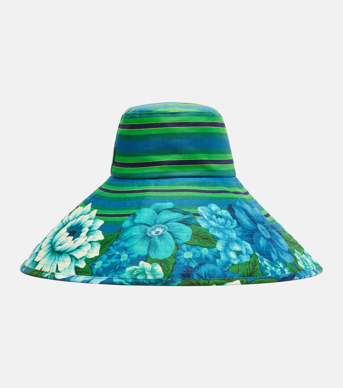Margo printed cotton canvas sun hat | Alémais