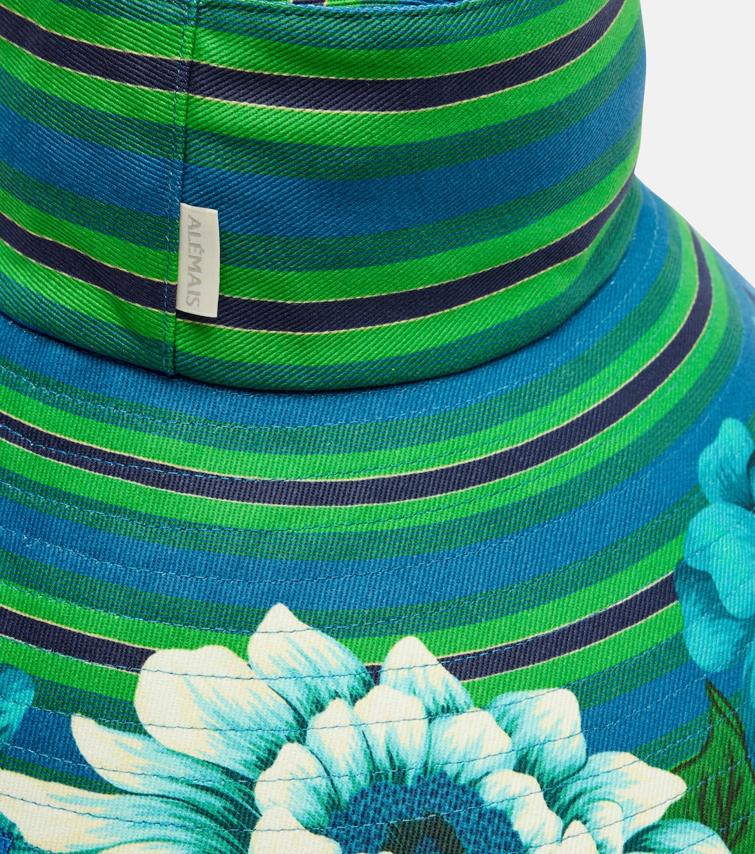 Margo printed cotton canvas sun hat | Alémais