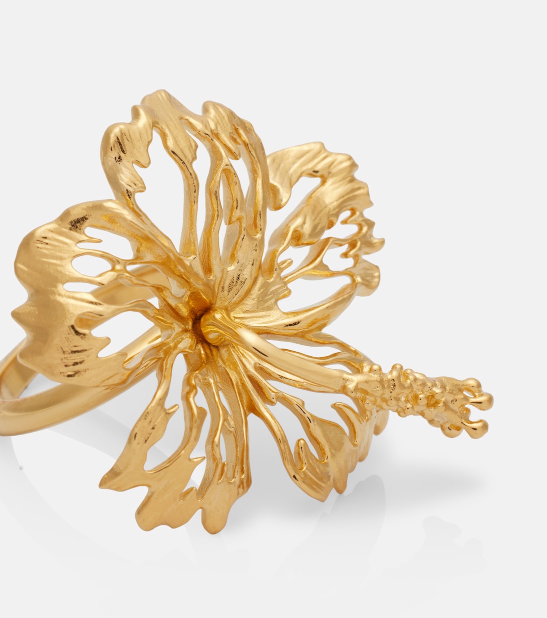 Hibiscus Flower ring | Oscar de la Renta