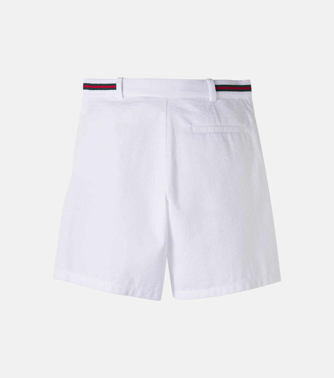 Web Stripe cotton Bermuda shorts | Gucci Kids