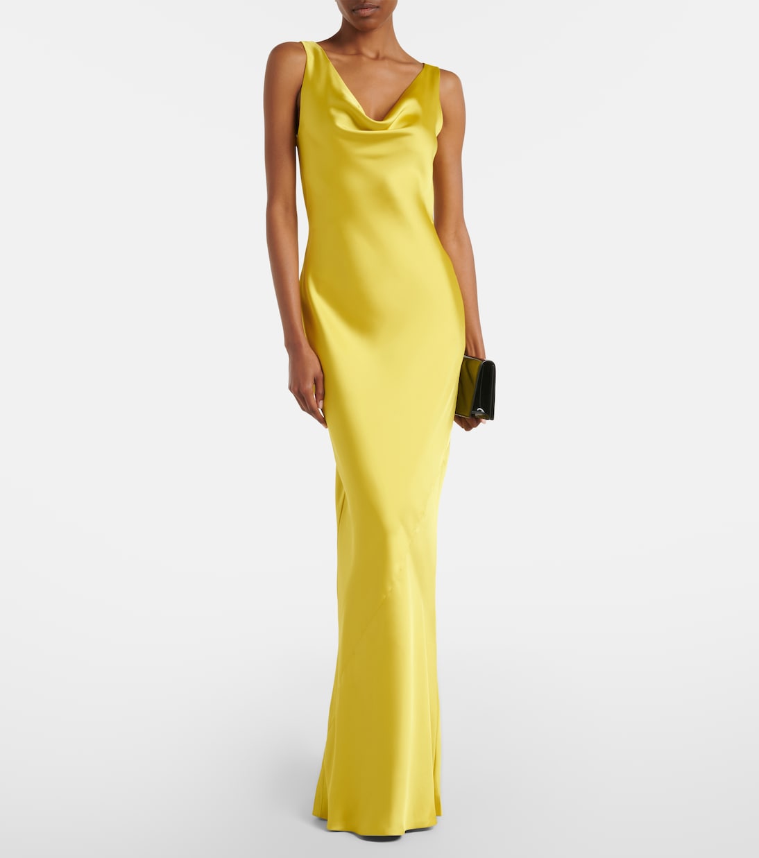 Maria satin gown | Norma Kamali
