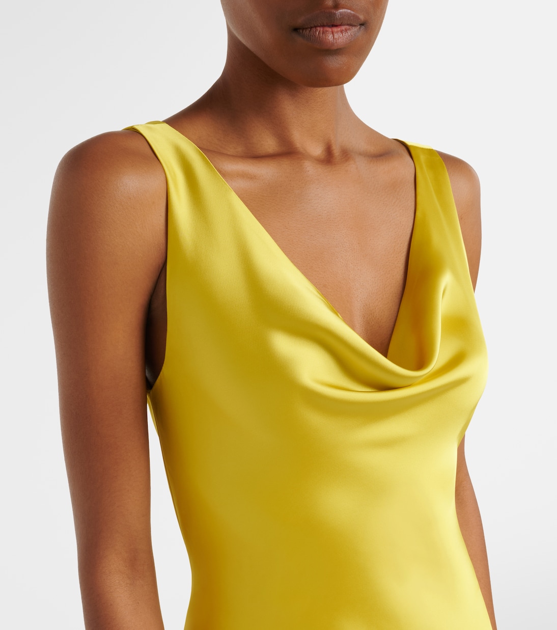 Maria satin gown | Norma Kamali