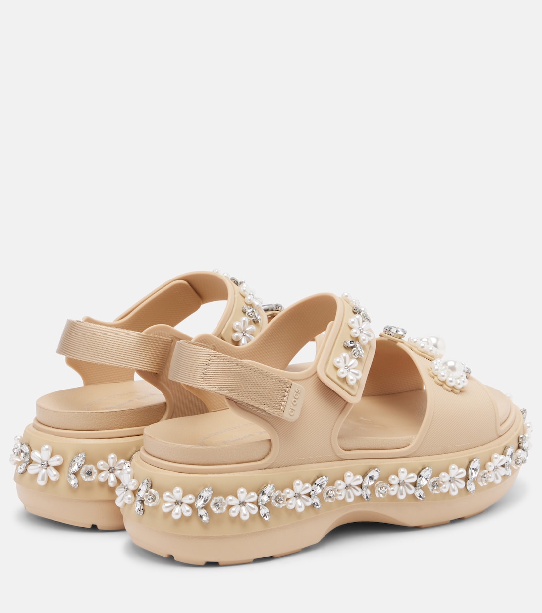 x Crocs embellished platform sandals | Simone Rocha