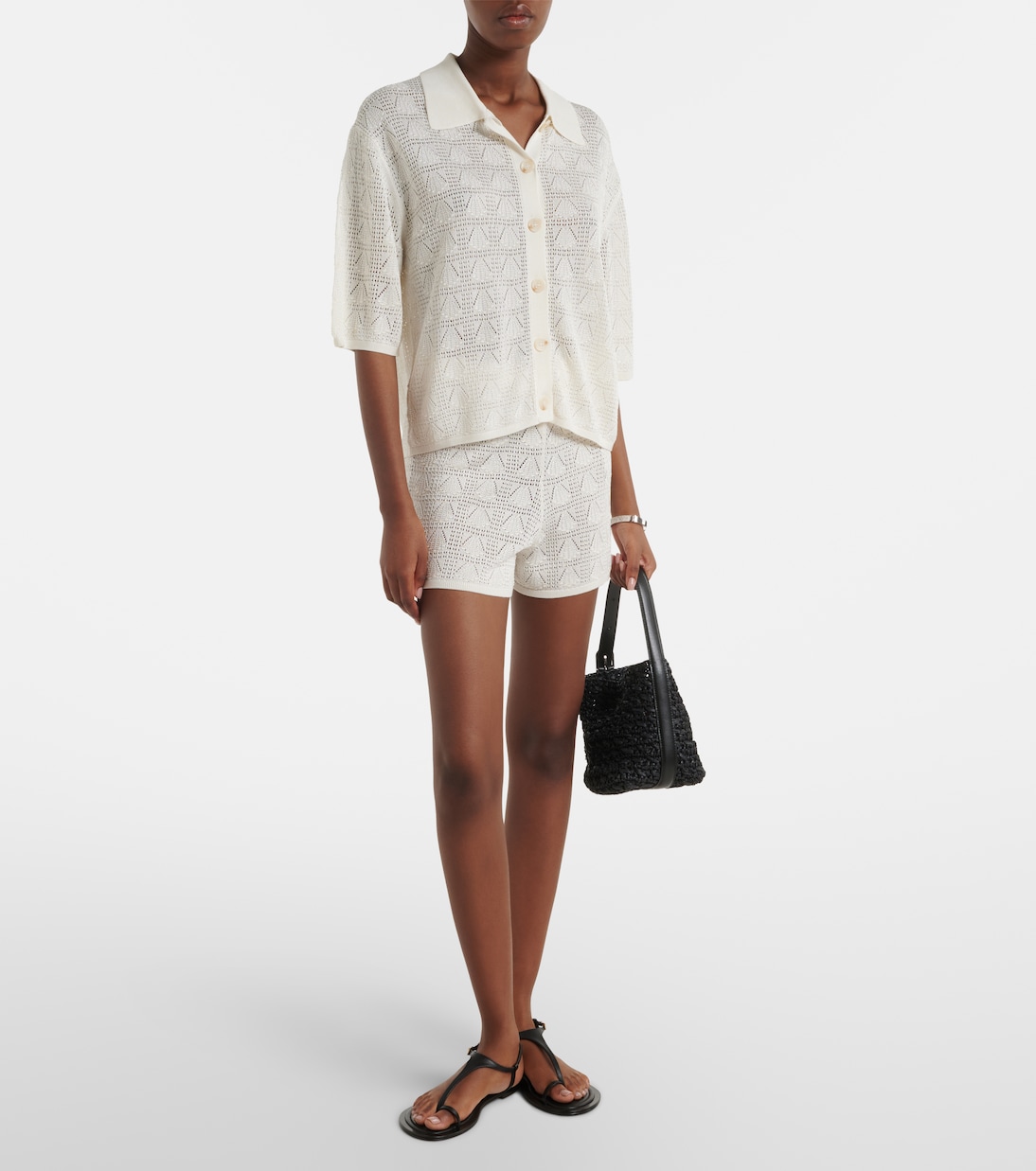 Cortes knitted shorts | Loulou de Saison