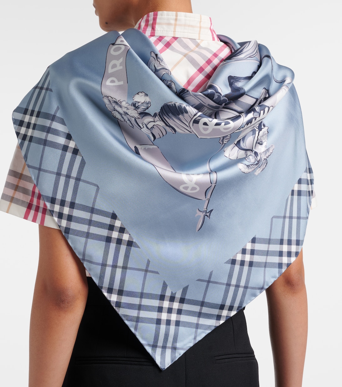 EKD silk twill scarf | Burberry