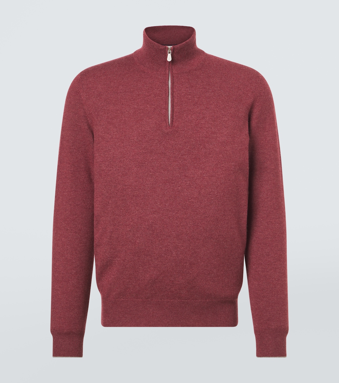 Cashmere half-zip sweater | Brunello Cucinelli