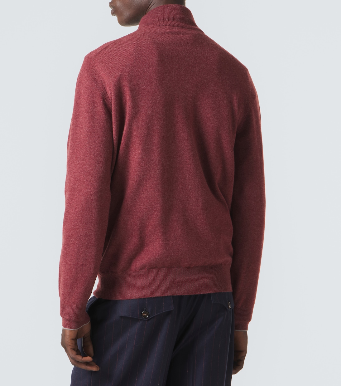 Cashmere half-zip sweater | Brunello Cucinelli