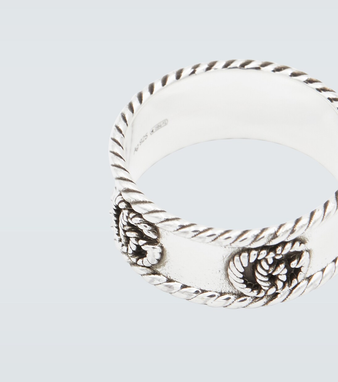 Ring Double G aus Sterlingsilber | Gucci