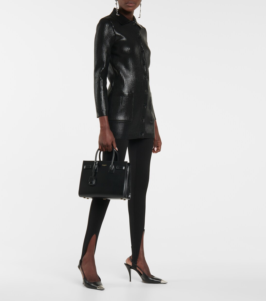 Tote Bag Sac De Jour Baby aus Leder | Saint Laurent