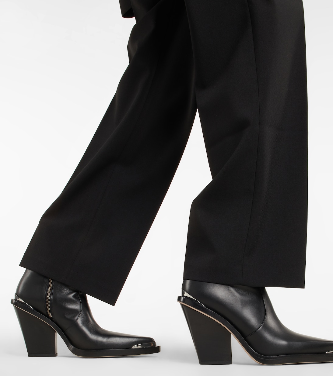 Pantaloni Bea in twill a vita alta | The Frankie Shop