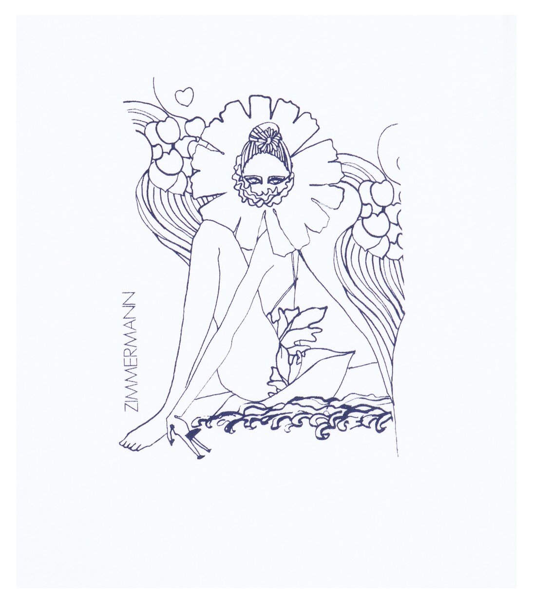 Anneke printed cotton T-shirt | Zimmermann Kids