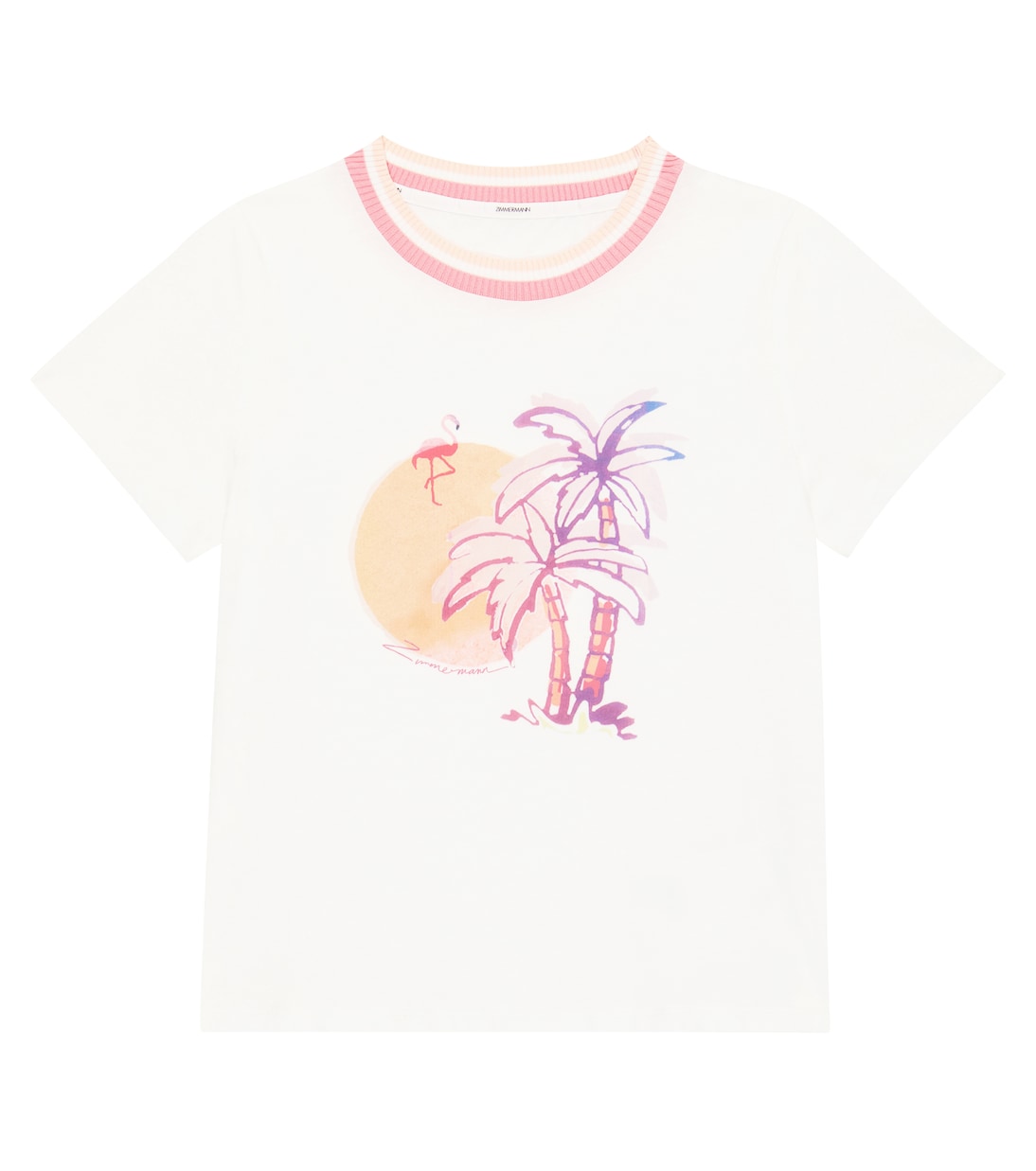 Pattie printed cotton T-shirt | Zimmermann Kids