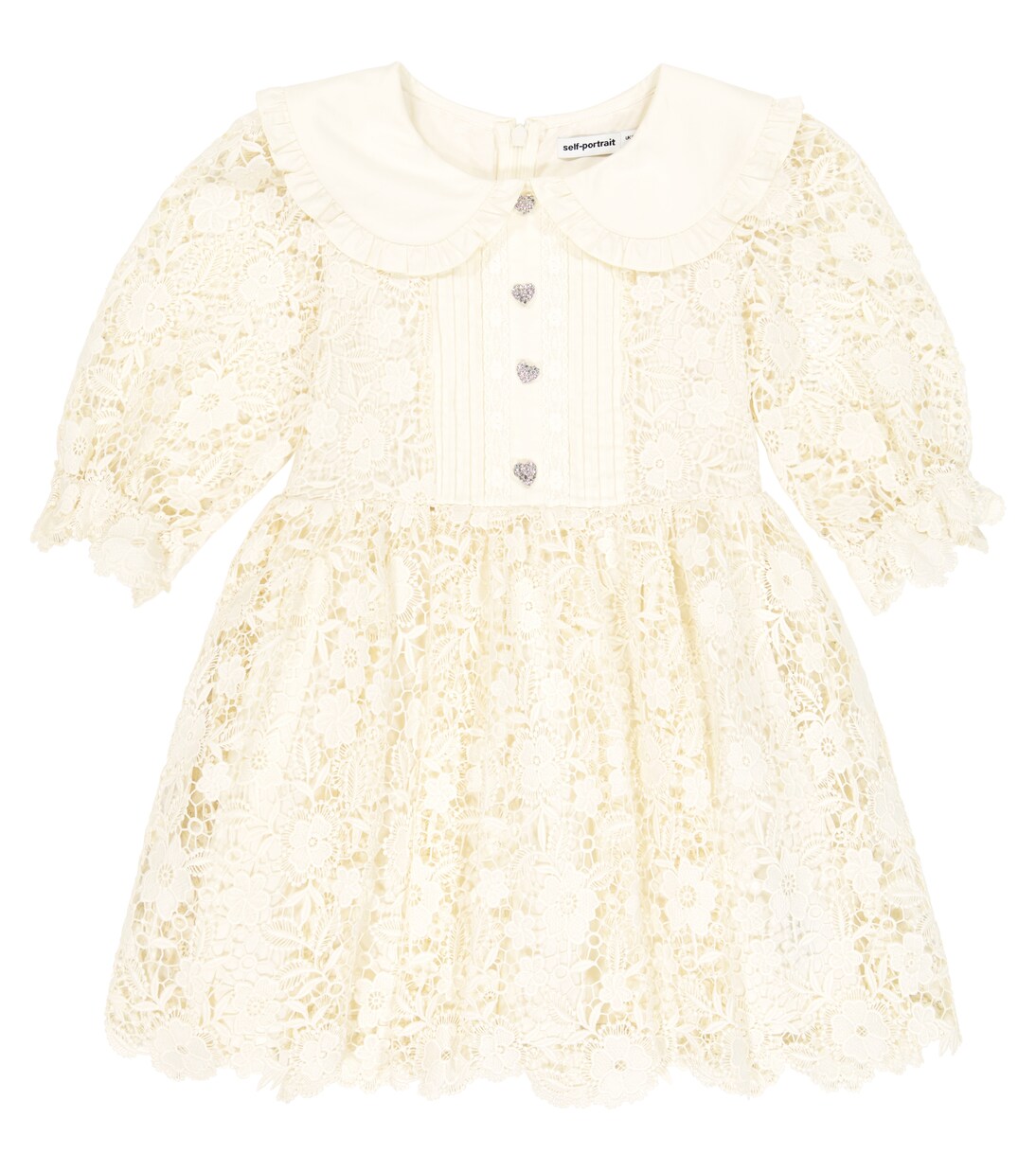 Embellished guipure lace dress | Self-Portrait Kids