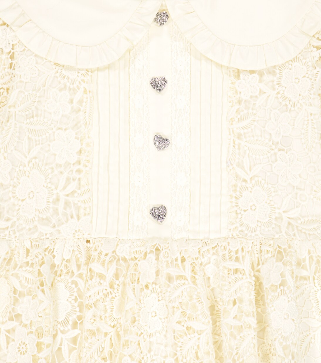 Embellished guipure lace dress | Self-Portrait Kids