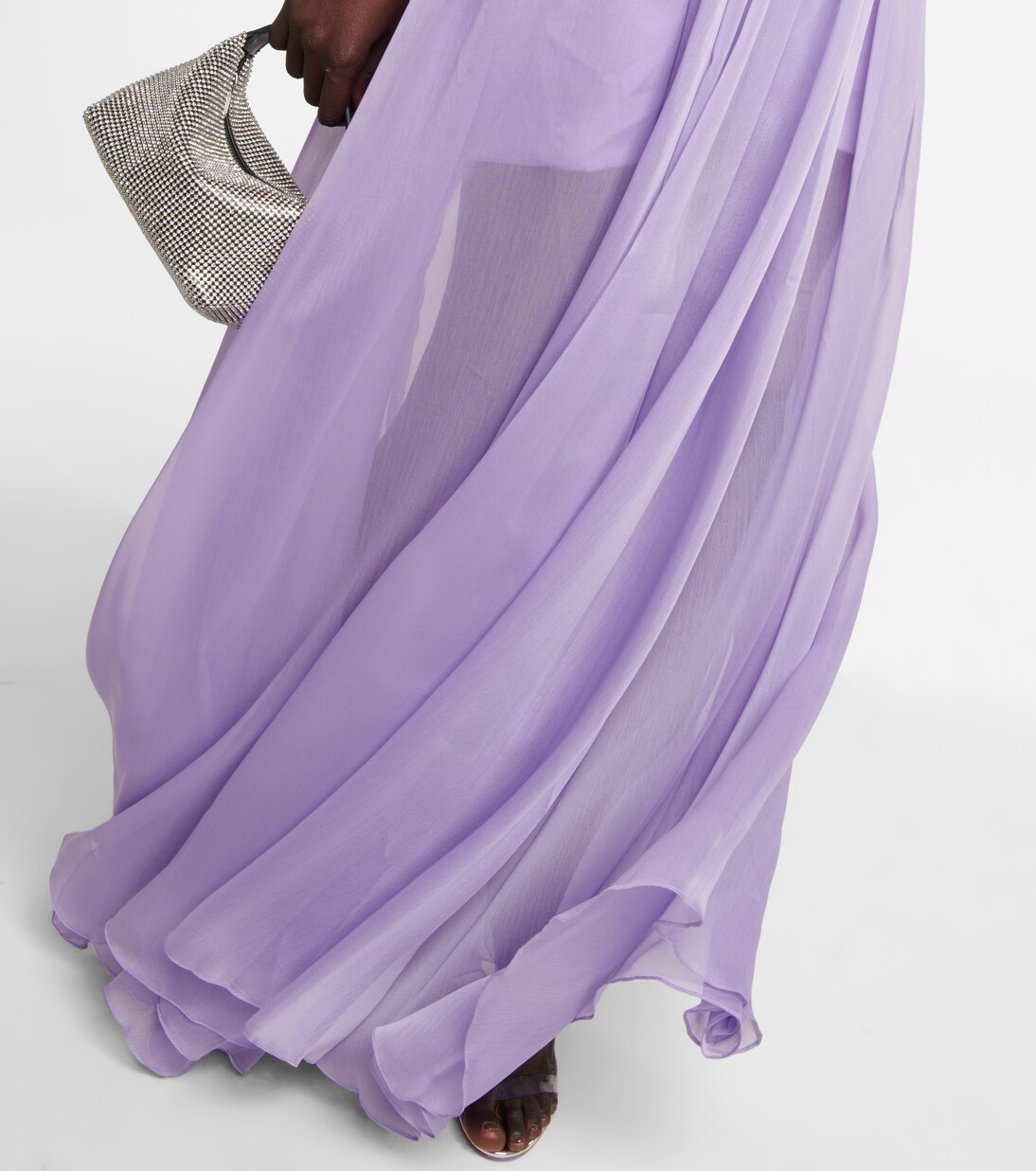 Robe aus Chiffon | Rasario