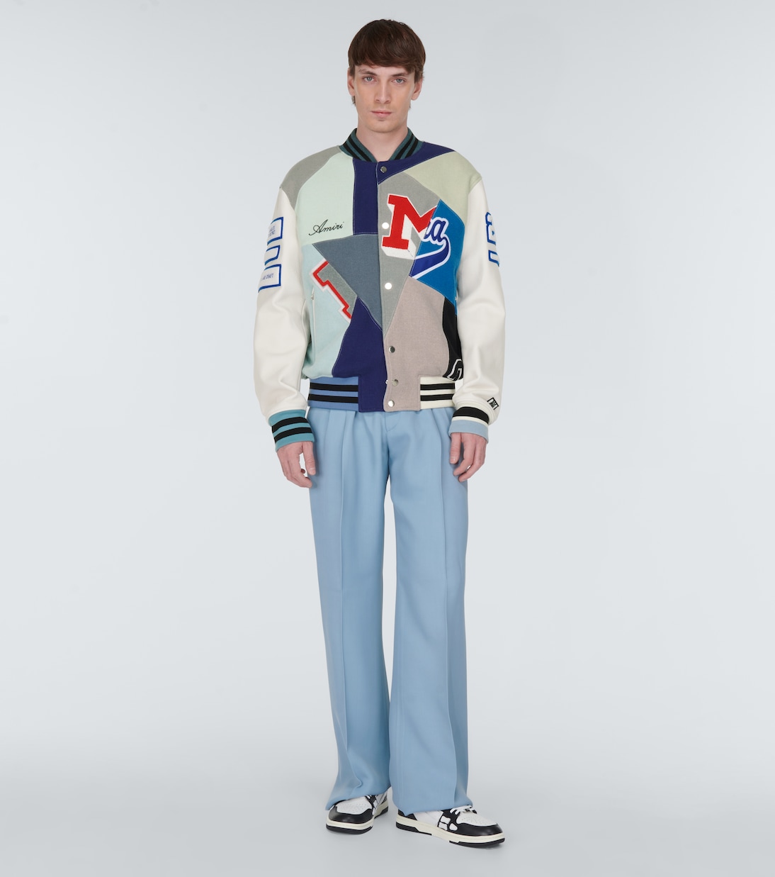 Wide-leg twill pants | Amiri