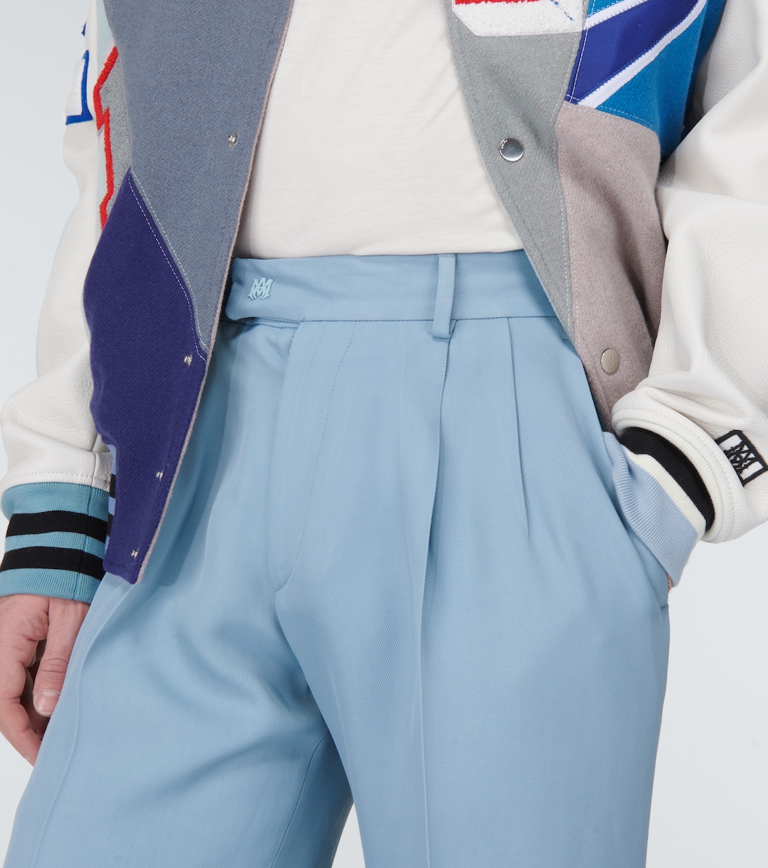 Wide-leg twill pants | Amiri