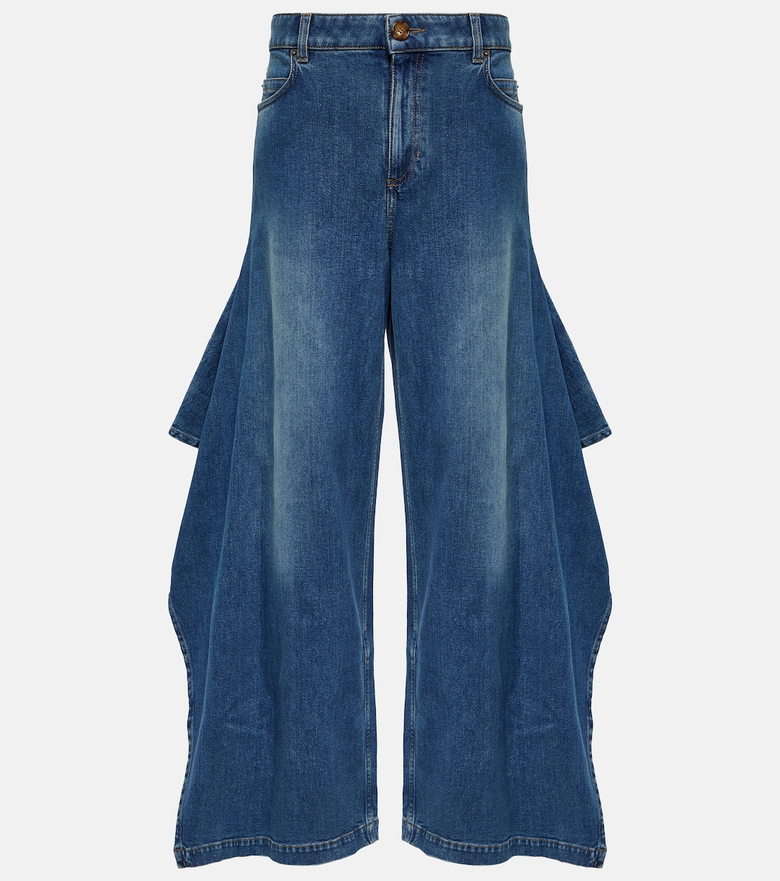 High-Rise Wide-Leg Jeans | Burberry