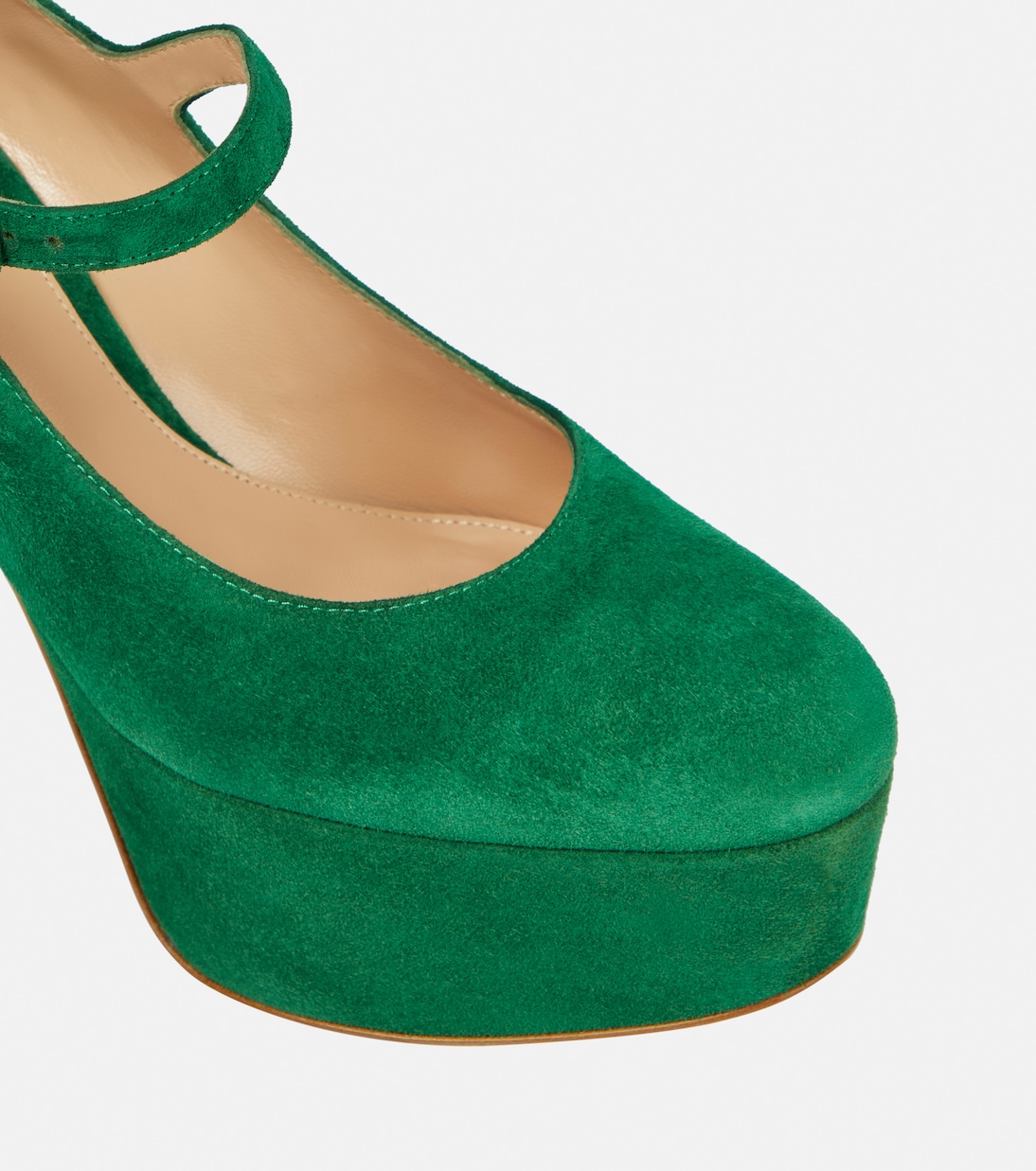 Mary-Jane-Pumps aus Veloursleder | Gianvito Rossi