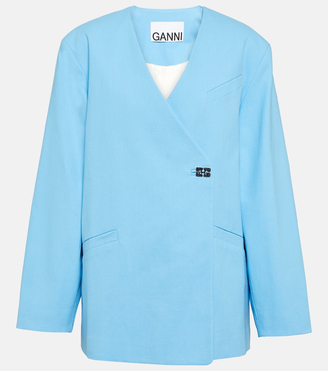 Blazer aus Baumwolle | Ganni