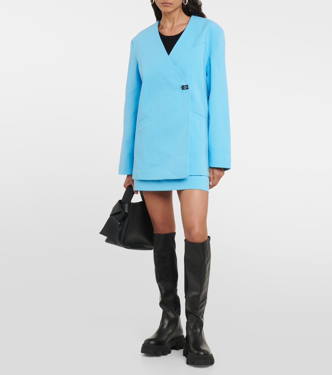 Blazer aus Baumwolle | Ganni