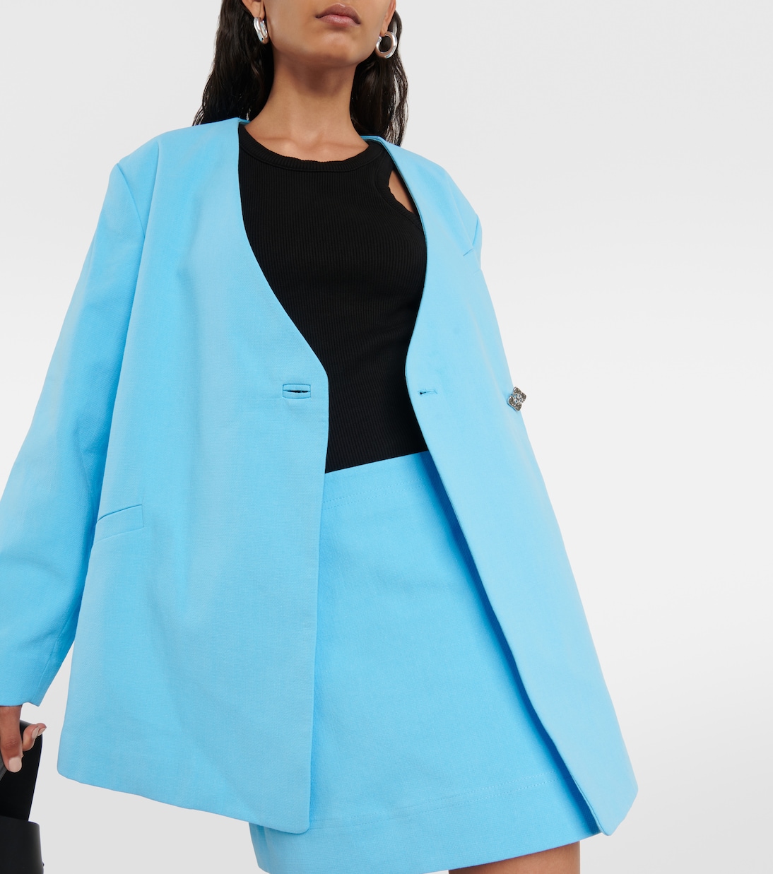 Blazer aus Baumwolle | Ganni