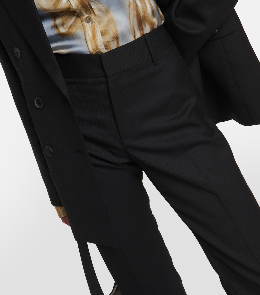 Pantalon droit Evan en laine | Nili Lotan