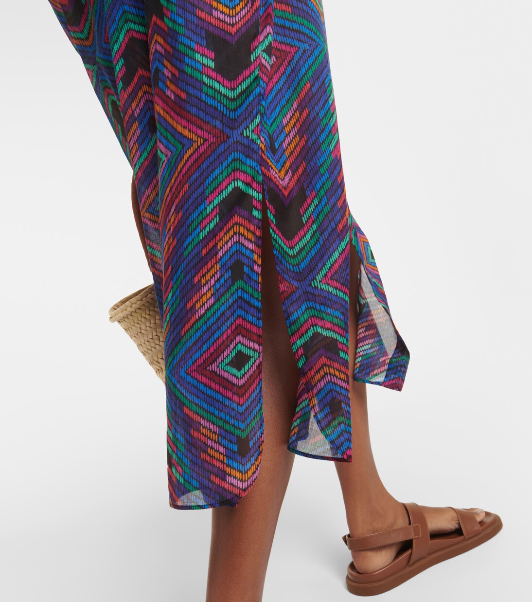 Bedrucktes Hemdblusenkleid Dj aus Baumwolle | Eres