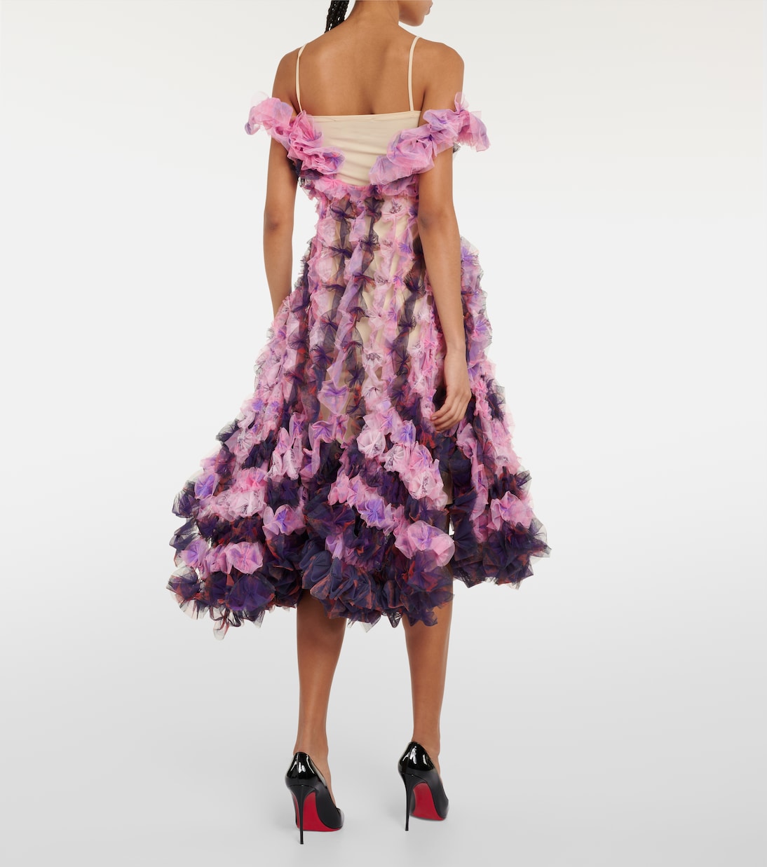 Abito midi in tulle | Susan Fang