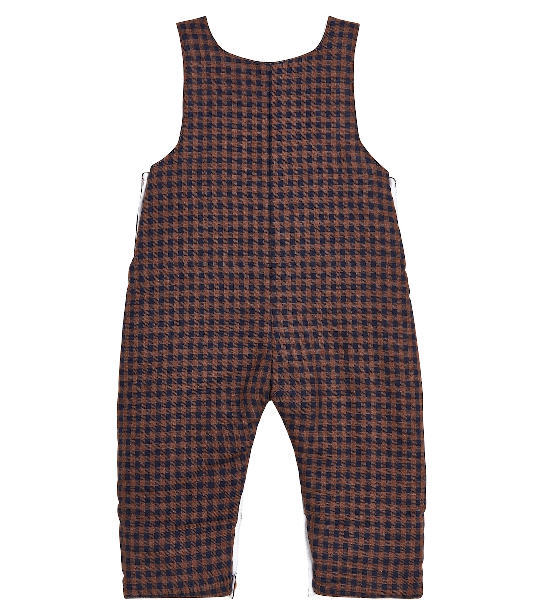 Baby Coroza checked cotton overalls | La Coqueta