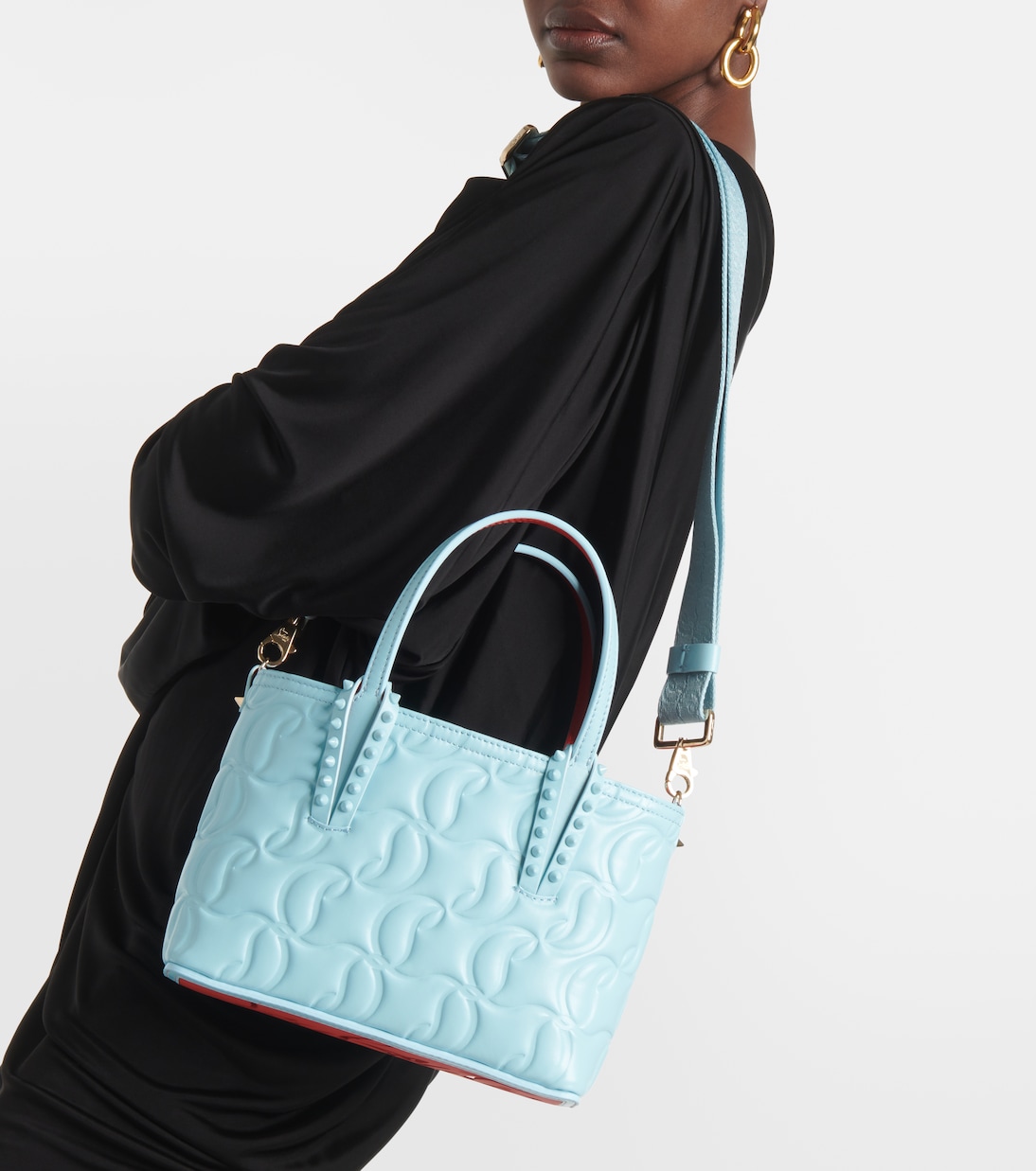 Cabata Mini leather tote bag | Christian Louboutin