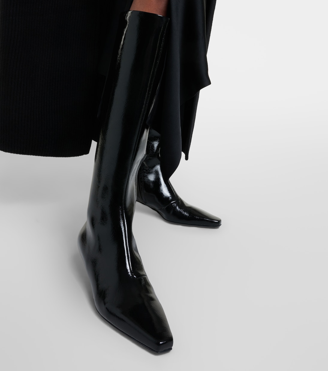 The Slim leather knee-high-boots | Toteme