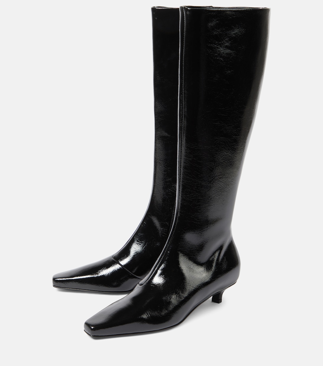The Slim leather knee-high-boots | Toteme