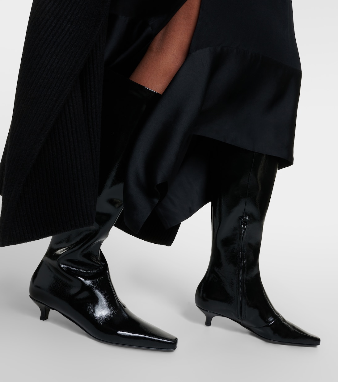 The Slim leather knee-high-boots | Toteme