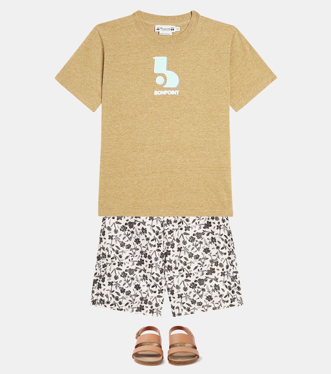 T-shirt Thibald en coton mélangé | Bonpoint