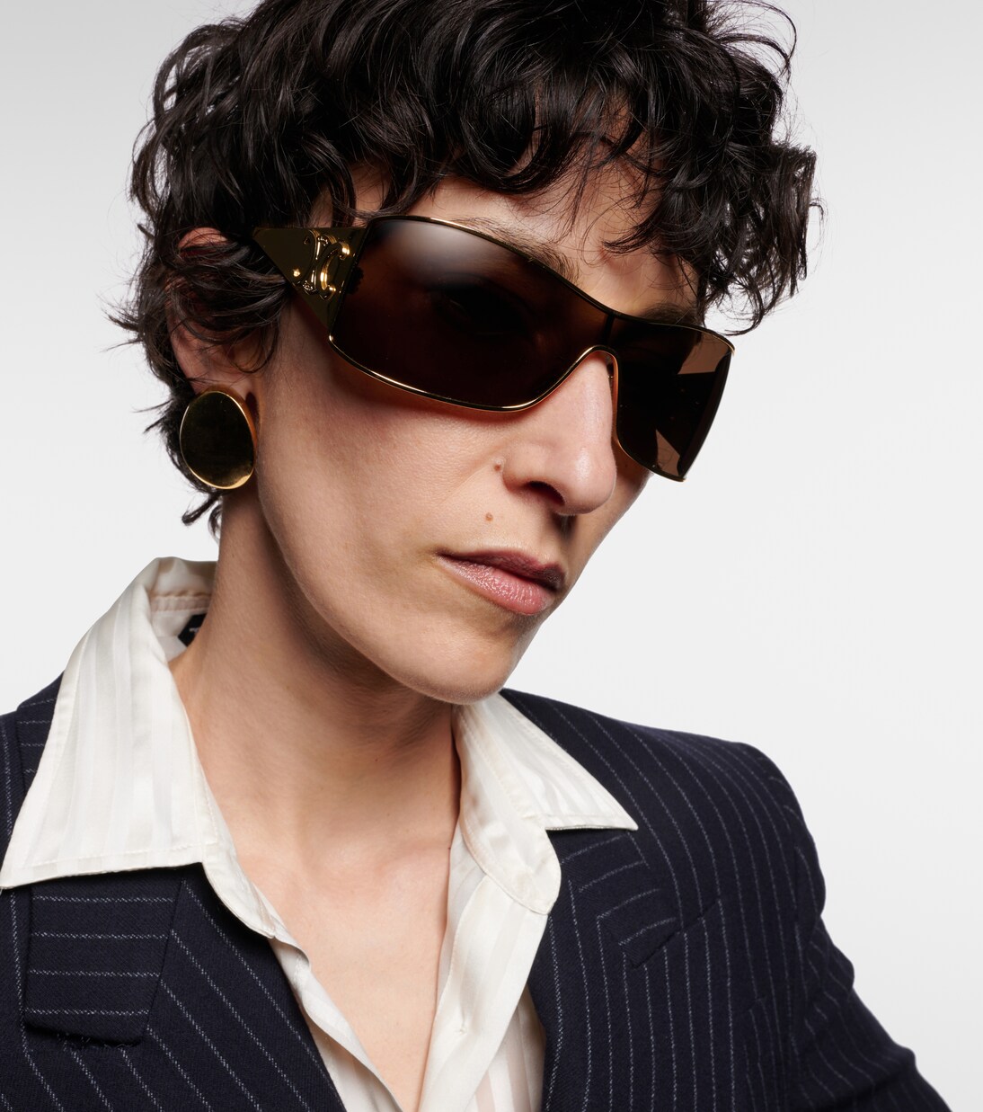 Triomphe Metal Racer shield sunglasses | Celine Eyewear