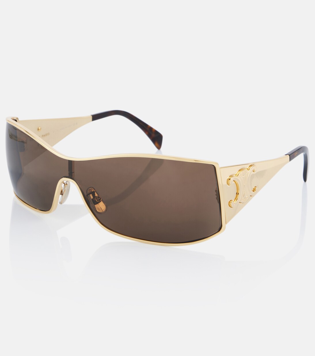 Triomphe Metal Racer shield sunglasses | Celine Eyewear