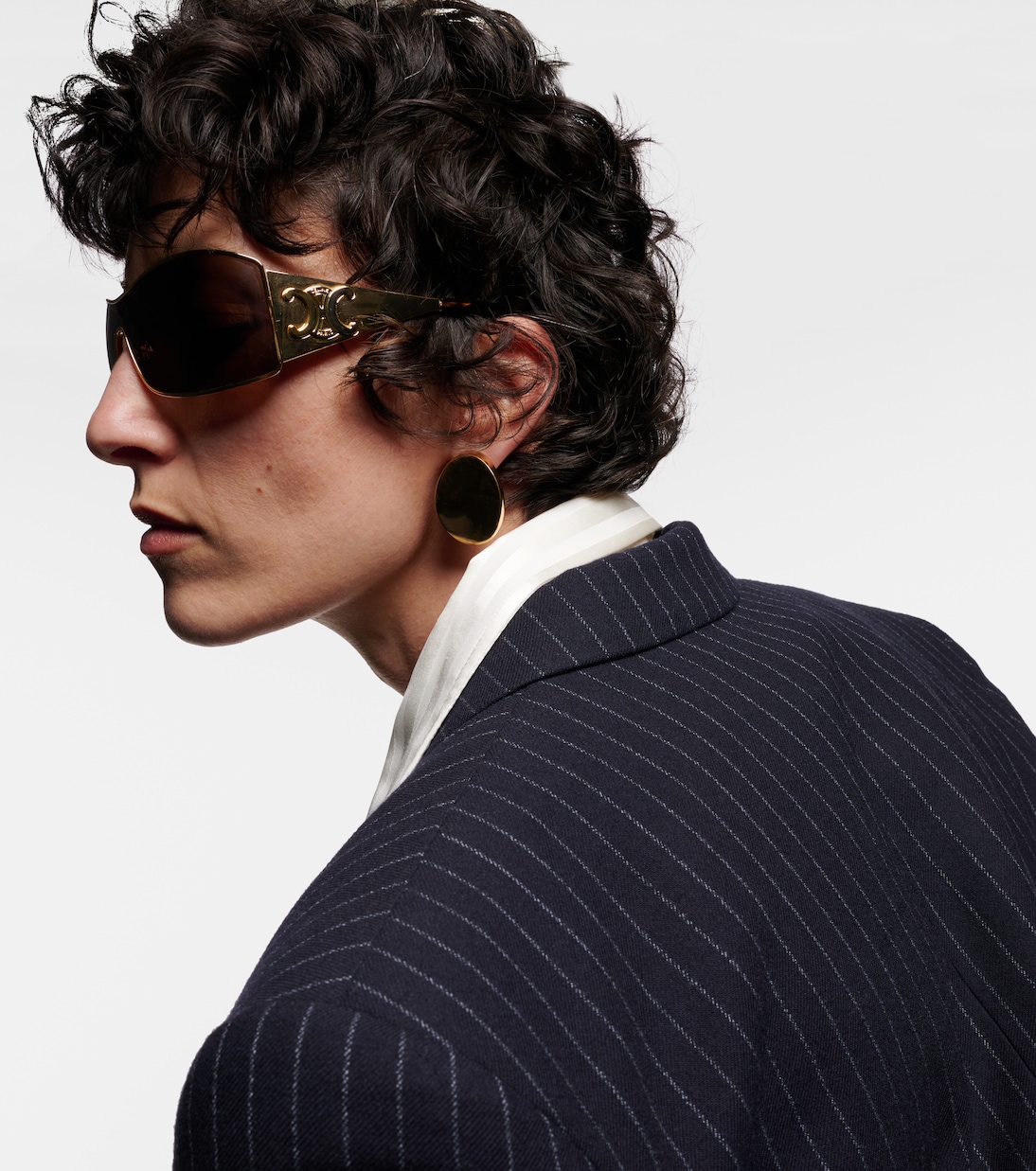 Triomphe Metal Racer shield sunglasses | Celine Eyewear