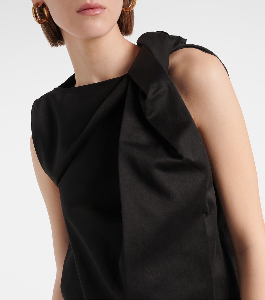 Top aus Baumwolle und Leinen | Toteme