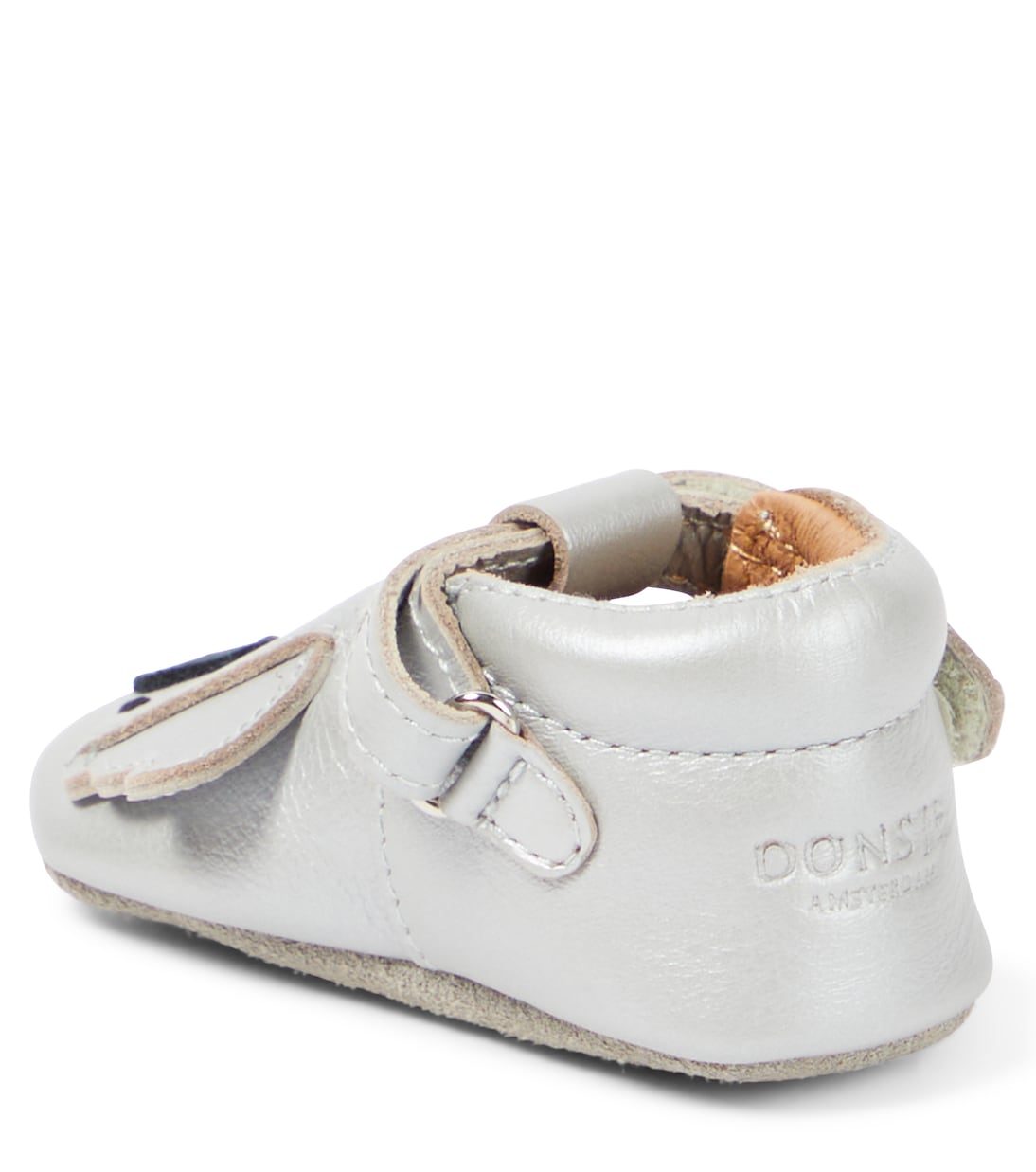 Baby - Scarpe Blinc Koala in pelle metallizzata | Donsje