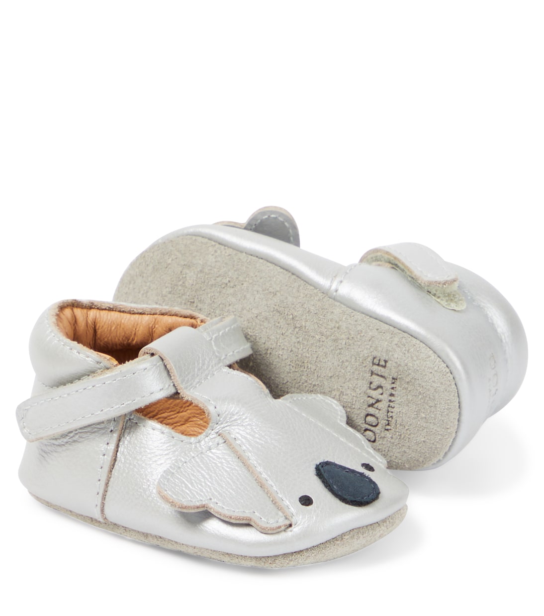 Baby - Scarpe Blinc Koala in pelle metallizzata | Donsje