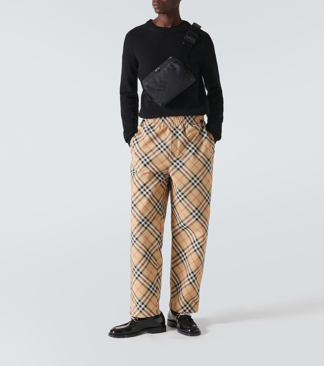Checked track pants | Burberry