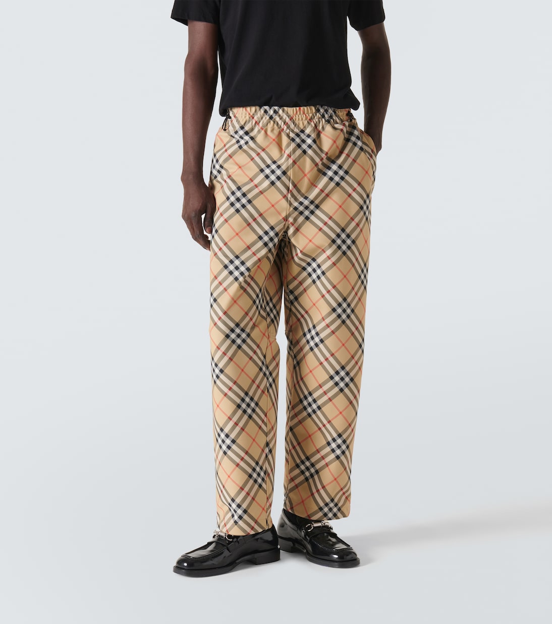 Checked track pants | Burberry