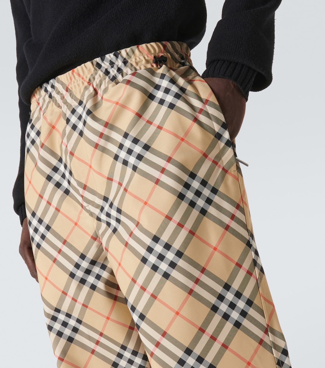 Checked track pants | Burberry