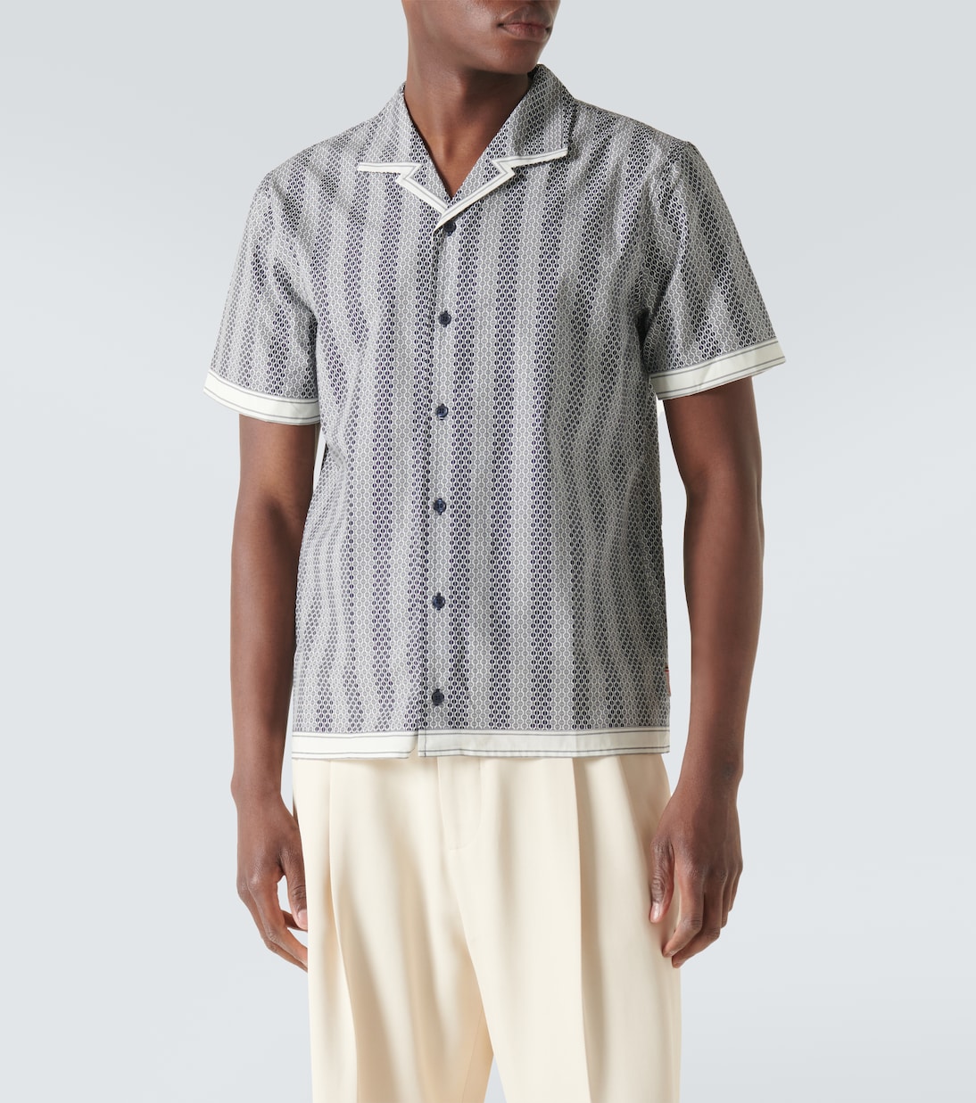 Hibbert floral cotton bowling shirt | Orlebar Brown