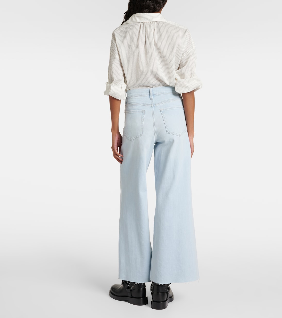 Wide-Leg Cropped Jeans Le Palazzo | Frame