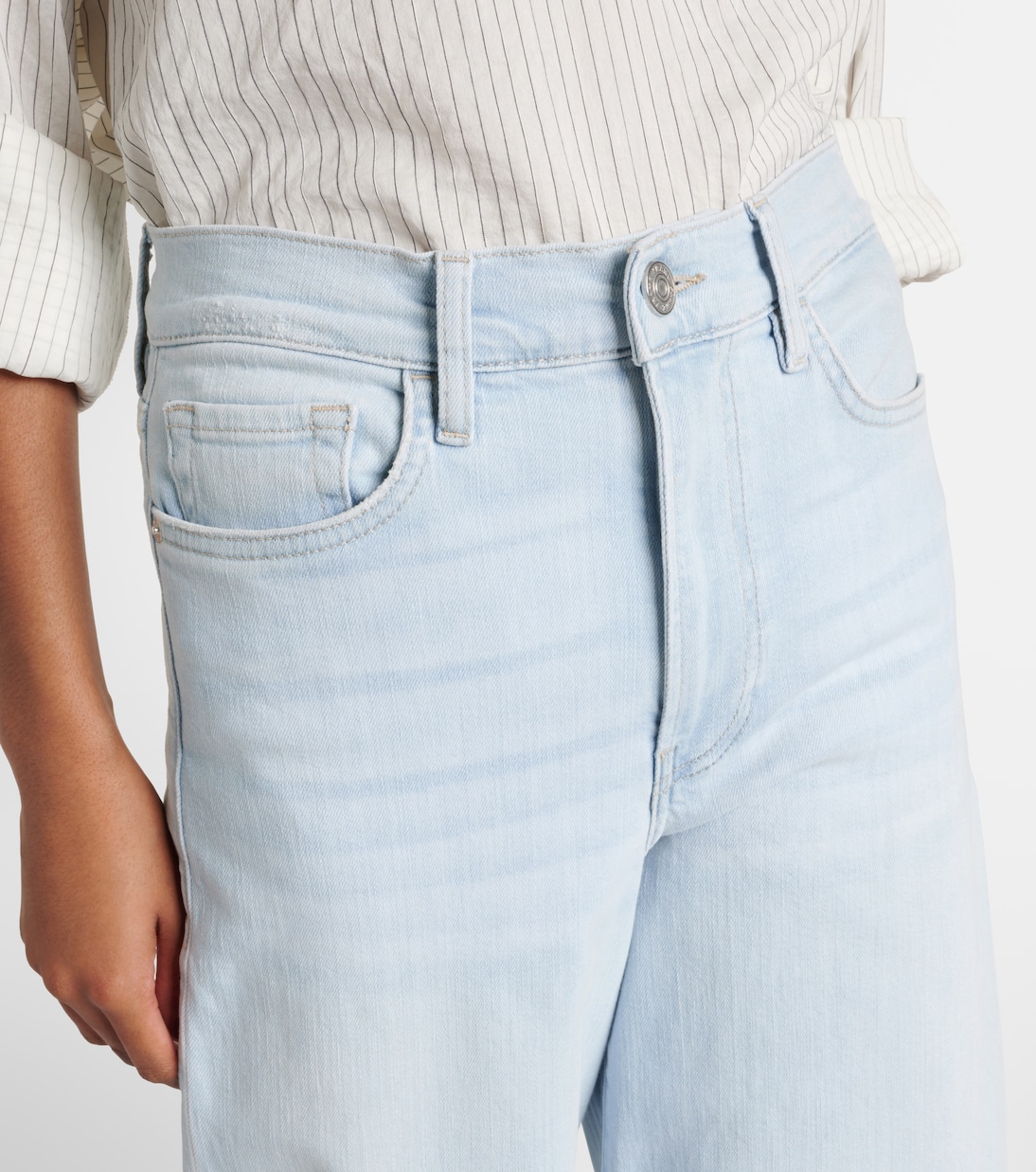 Wide-Leg Cropped Jeans Le Palazzo | Frame