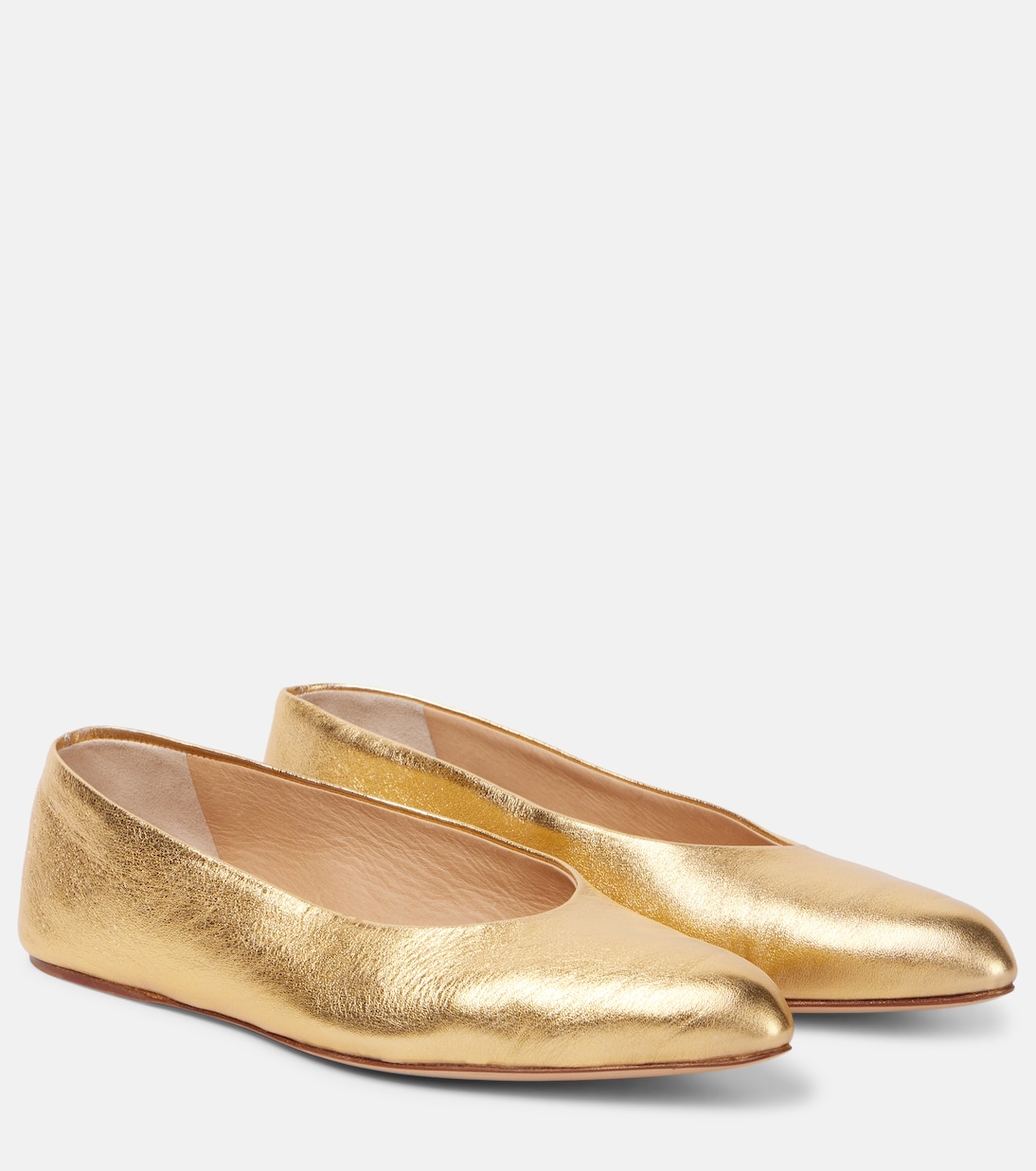 Andre metallic leather ballet flats | Gabriela Hearst
