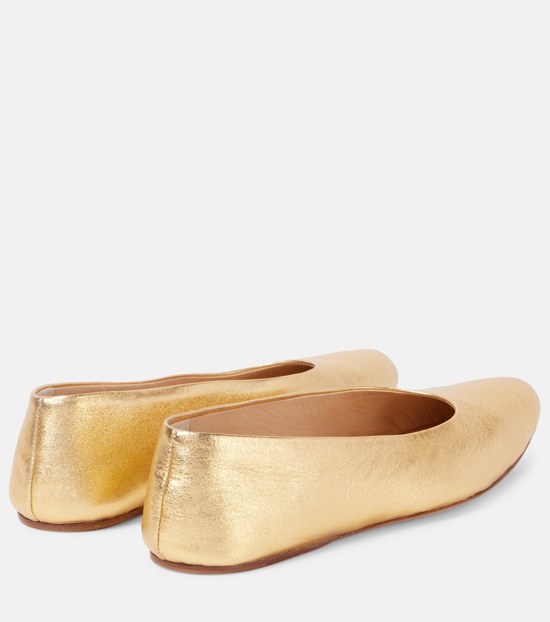 Andre metallic leather ballet flats | Gabriela Hearst